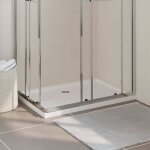 Burke@ blanc receveur de douche rectangulaire abs blanc 70x100 cm 11. 72 kg haute qualit� a1601