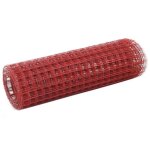 Burke@ rouge grillage acier avec rev�tement en pvc 10x05 m rouge 1. 7 kg haute qualit� a625