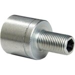 Burley hitch adapter qr - adaptateur attelage rapide remorque v�lo argent 960040