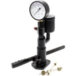 Wiltec testeur d?injecteur de buse diesel ? 0 - 600 bars ? avec manom�tre et levier � main ? contr�le ...