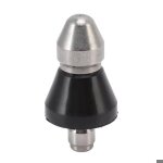 Buse de nettoyage haute pression pour tuyaux d�gout en acier inoxydable g1 / 4 avec 1 jet avant et 6 ...