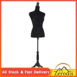 Buste de couture mannequin de femme noir - bk30028 (pla)