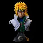 Figurine buste naruto minato namikaze - pvc de haute qualit - 16 cm - blanc