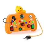 Busy board 1 2 3 4 ans jouet bebe 1 an avec interrupteur lumineux led voyage portables jouet enfant 2 ...