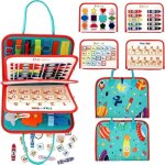 Busy board pour enfants 5 couches montessori jouet tableau activit�s pour 1 2 3 4 ans pour les tout - ...