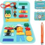 Busy board enfant jouets montessori jouet educatif tableau dapprentissage pour garons filles tout petits ...
