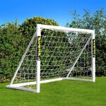 But de football 1. 8m x 1. 2m en pvc cage filet et poteaux r�sistants aux intemp�ries sac mur de tir ...