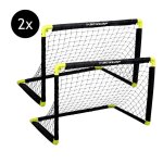 Buts de football dunlop lot de 2 ? cage de foot 90�59�61 cm