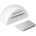 Butée de porte - inofix - modèle adhésif - blanc - arrêt magnétique - fixation au sol Butée de porte - inofix - modèle adhésif - blanc - arrêt magnétique - fixation au sol