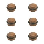 But�es de porte - bois - rond - protection de portes et murs - 6 pcs