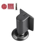 But�e de porte magn�tique sans per�age anti - collision coupe - vent zinc fixation adh�sive 3m installation ...