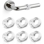 Butées de porte en pvc transparent - 6 pièces - protège murs et meubles - arrêt discret Butées de porte en pvc transparent - 6 pièces - protège murs et meubles - arrêt discret
