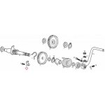 But�e de ressort de kick dorigine pour moto derbi 50 senda r 847062 euro 2 3 4 - mfpn : 847062 - butee ...