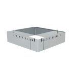Cadre extensible - de buyer - 3013. 20 - inox - 20x20x5 jusquà 37x37x5 - lave - vaisselle compatible Cadre extensible - de buyer - 3013. 20 - inox - 20x20x5 jusquà 37x37x5 - lave - vaisselle compatible