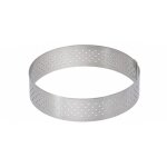 Cercle � tarte - de buyer - 245 cm - acier inoxydable - perfor� - flexible