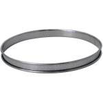 Cercle � tarte aux bords roul�s perfor�s - de buyer - � 8 x h 2 cm - inox - tous feux dont induction