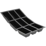 De buyer moule souple  cake - 9 emplacements - sillicone - noir