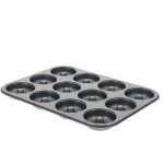 Plaque  ptisserie - de buyer - 12 mini saverins -  7 cm - antiadhsives