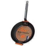 Poêle - de buyer - Ø 24 cm - noir - aluminium épais - antiadhésif - tous feux dont induction Poêle - de buyer - Ø 24 cm - noir - aluminium épais - antiadhésif - tous feux dont induction