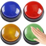 Buzzer de jeu - enfant - 4 pices - couleurs uniques - dveloppement de lattention - jeu interactif