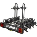 Porte - vélo sur attelage - plateforme buzzrack - buzzracer 4 - 4 vélos - noir - acier Porte - vélo sur attelage - plateforme buzzrack - buzzracer 4 - 4 vélos - noir - acier