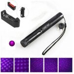 Bw purple laser 303 5 mw stylo pointeur laser pointeur stylo lumire laser puissant avec 4000 mah 18650 ...