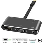 Type c vers hdmi vga adaptateur usb c 3. 1 type c vers vga hdmi 4k avec usb 3. 0 port port de chargement ... Type c vers hdmi vga adaptateur usb c 3. 1 type c vers vga hdmi 4k avec usb 3. 0 port port de chargement ...