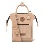 Cabaia sac � �paule bandouli�re beige pour femme et homme - adventurer recycled velvet nano bag luxor ...