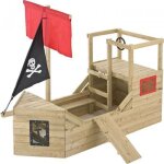 Cabane bateau pirate galleon en bois Cabane bateau pirate galleon en bois