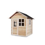 Cabane en bois - exit toys - loft 100 - naturel - 149x135x159cm - pour enfants 3 +