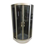 Cabine de douche hydromassante 100 x 100 cm spa bain hydromassage chrometherapie nouvelles garanti 2 ...