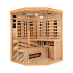 Home deluxe cabine infrarouge sahara xxl taille: 150 x 150 x 190 cm pour 3 personnes i sauna infrarouge ... Home deluxe cabine infrarouge sahara xxl taille: 150 x 150 x 190 cm pour 3 personnes i sauna infrarouge ...