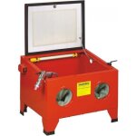 Cabine de sablage - microbilleuse - sableuse  manchons 90 litres avec accessoires