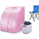 Cabine de sauna vapeur sauna maison portable mobile hammam et sauna rose 80 * 70 * 98 cm Cabine de sauna vapeur sauna maison portable mobile hammam et sauna rose 80 * 70 * 98 cm