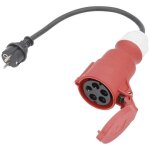 As schwabe 61371 alimentation cble adaptateur 16 a noir 0. 3 m h07rn - f 3g 25 mm