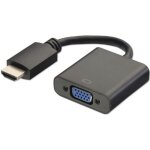Adaptateur hdmi vers vga - haute qualit - 1080p - noir ou blanc - connecteur mle / femelle