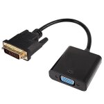 C�ble adaptateur dvi - d 24 + 1 m�le vers vga femelle adaptateur dvi actif vers vga pour dvd ordinateur ...