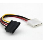 Cable adaptateur ide molex 4pins vers sata pour alimenter disque dur hdd 20cm