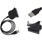 Cable adaptateur pour imprimante parallele vers usb db25 vers usb 1m