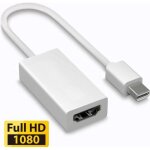 Cble adaptateur - mini displayport - hdmi - 1080p - compatible macbook pro / air - blanc