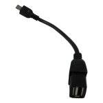 Cble adaptateur otg - gnrique - usb a femelle vers micro male - noir - connecteur pour smartphone ...