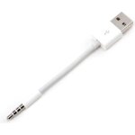 Cable adaptateur usb 3. 5mm jack data chargeur recharge pour apple ipod shuffle 3 4 5 6 generation