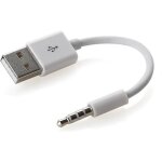 Cable adaptateur usb 3. 5mm sync jack data chargeur recharge pour apple ipod shuffle 3me  7me gnration ...