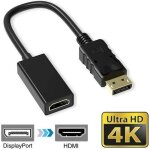 Câble adaptateur vidéo dp male vers hdmi displayport triple blindage audio haute qualité 1080p Câble adaptateur vidéo dp male vers hdmi displayport triple blindage audio haute qualité 1080p