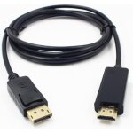 C�ble adaptateur vid�o hdmi displayport 18 m triple blindage audio haute qualit� 1080p