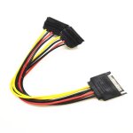Cble alimentation sata cble rpartiteur en y sata vers double sata angle 90