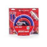 C�ble damplificateur - caliber cpk25d - 5m 2000w 5 x 10 x 10 mm rouge