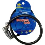 Cble antivol code cadenas combinaison 4 chiffres poussette vlo vtt moto 63cm