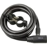 Fischer fahrrad 85848 c�ble antivol noir fermeture � cl�