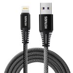 Cable apple rapide 3a chargeur iphone nylon tress pour iphone 12 / 11 / x / xr / 8 / 7 / 6 ipad ipod ...